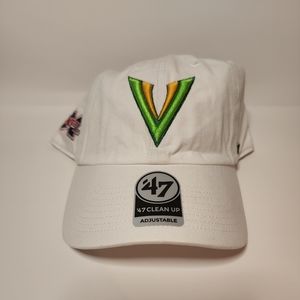 '47 Brand XFL Tampa Bay Vipers Clean Up White Adjustable Hat XFL